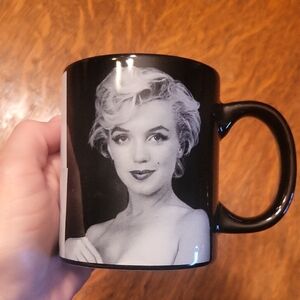 Black Mug with Marilyn Monroe
